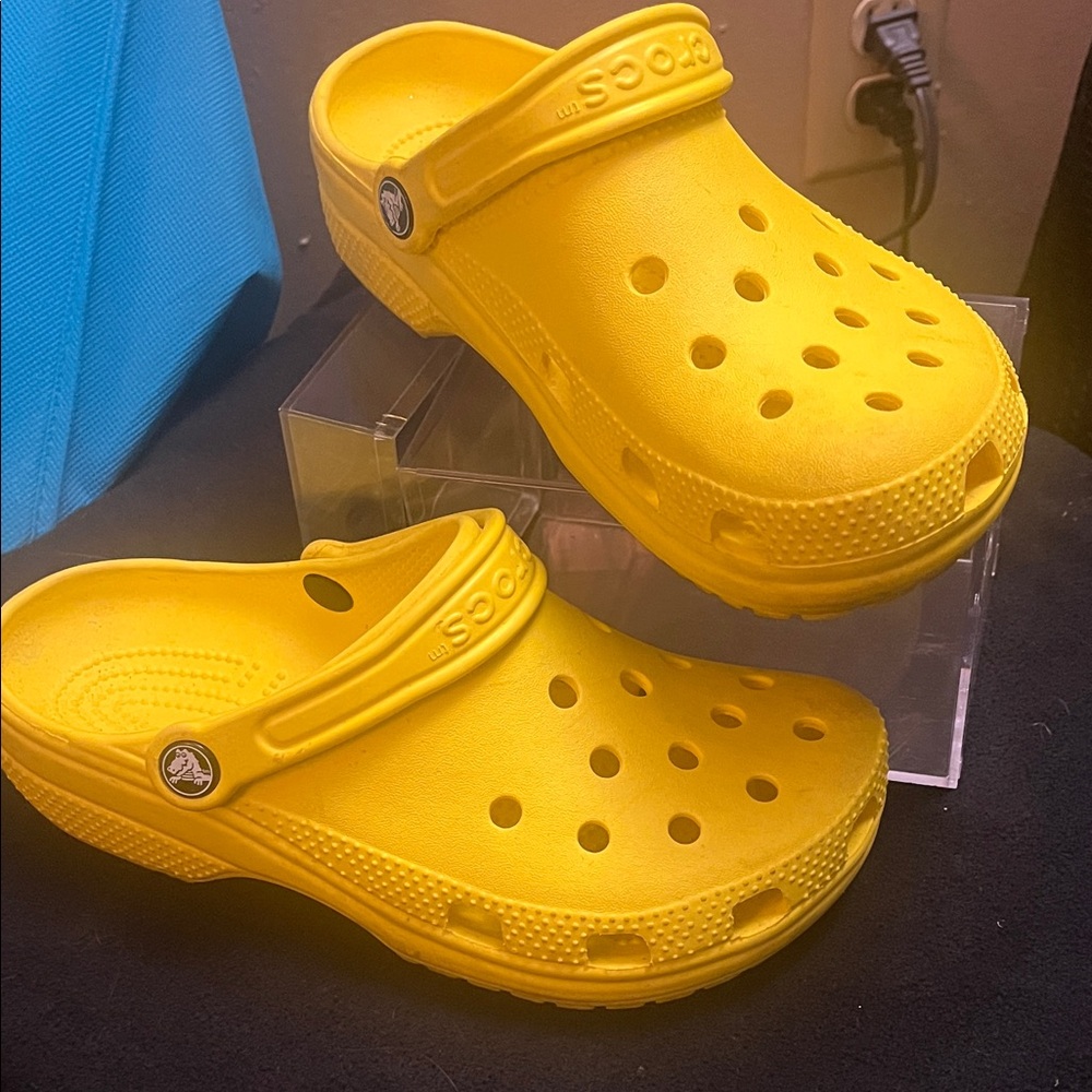 CROCS Kids Yellow Clogs